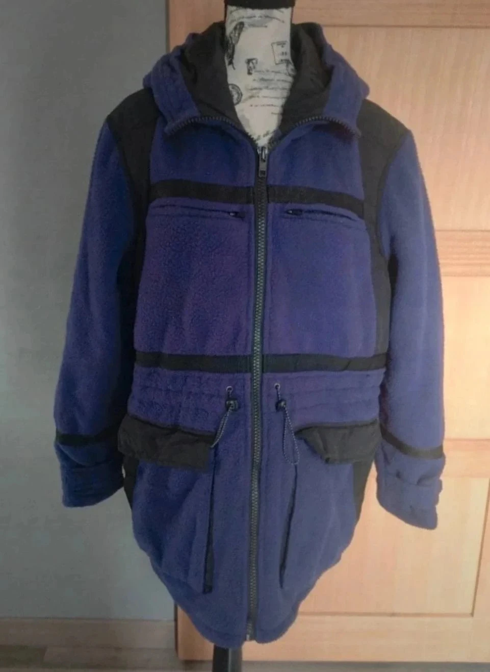 Casaco comprido em moletom, roxo, Asos, T38 – photo 3